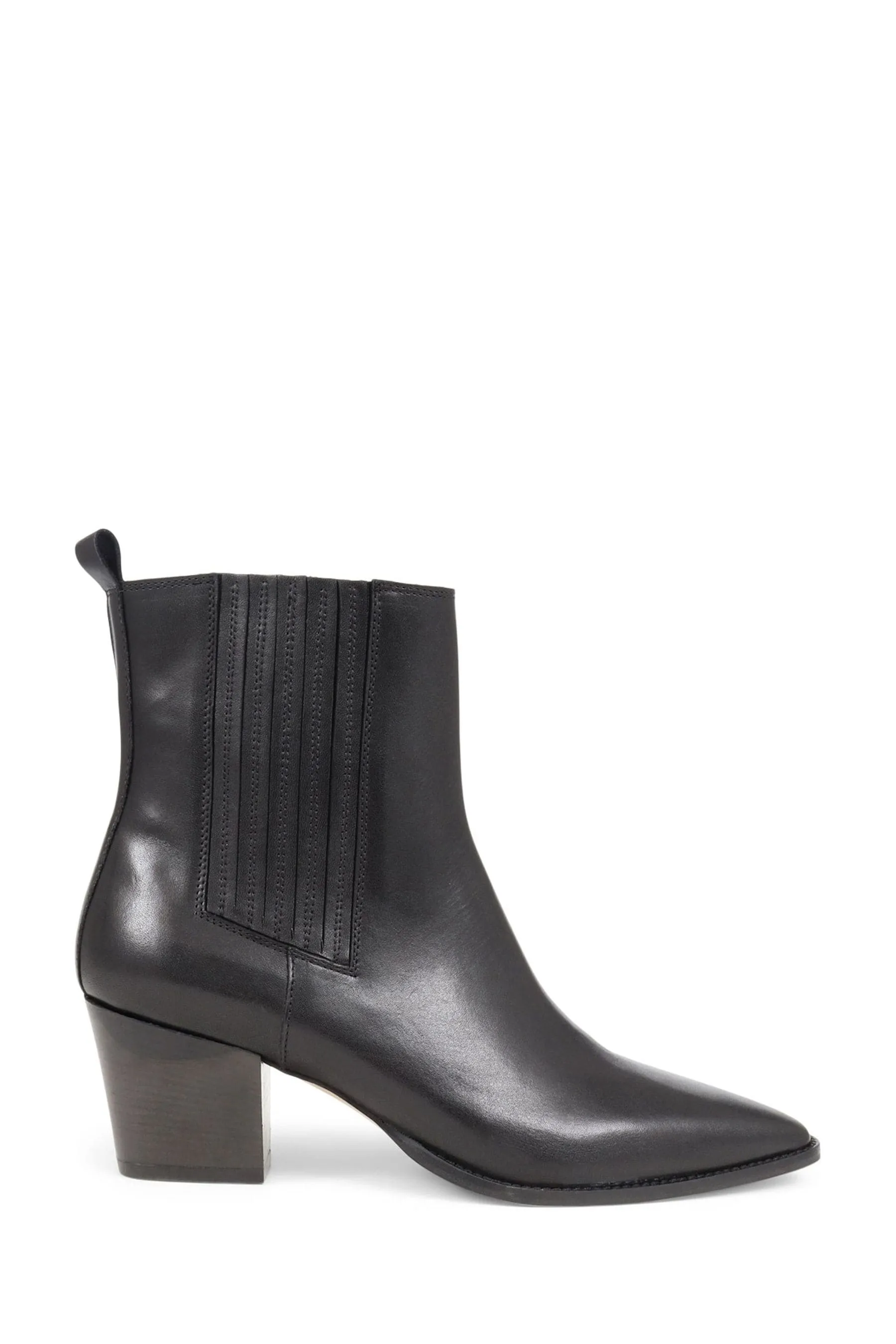 Jones Bootmaker Lizia - Nero in pelle con tacco - Stivaletti
