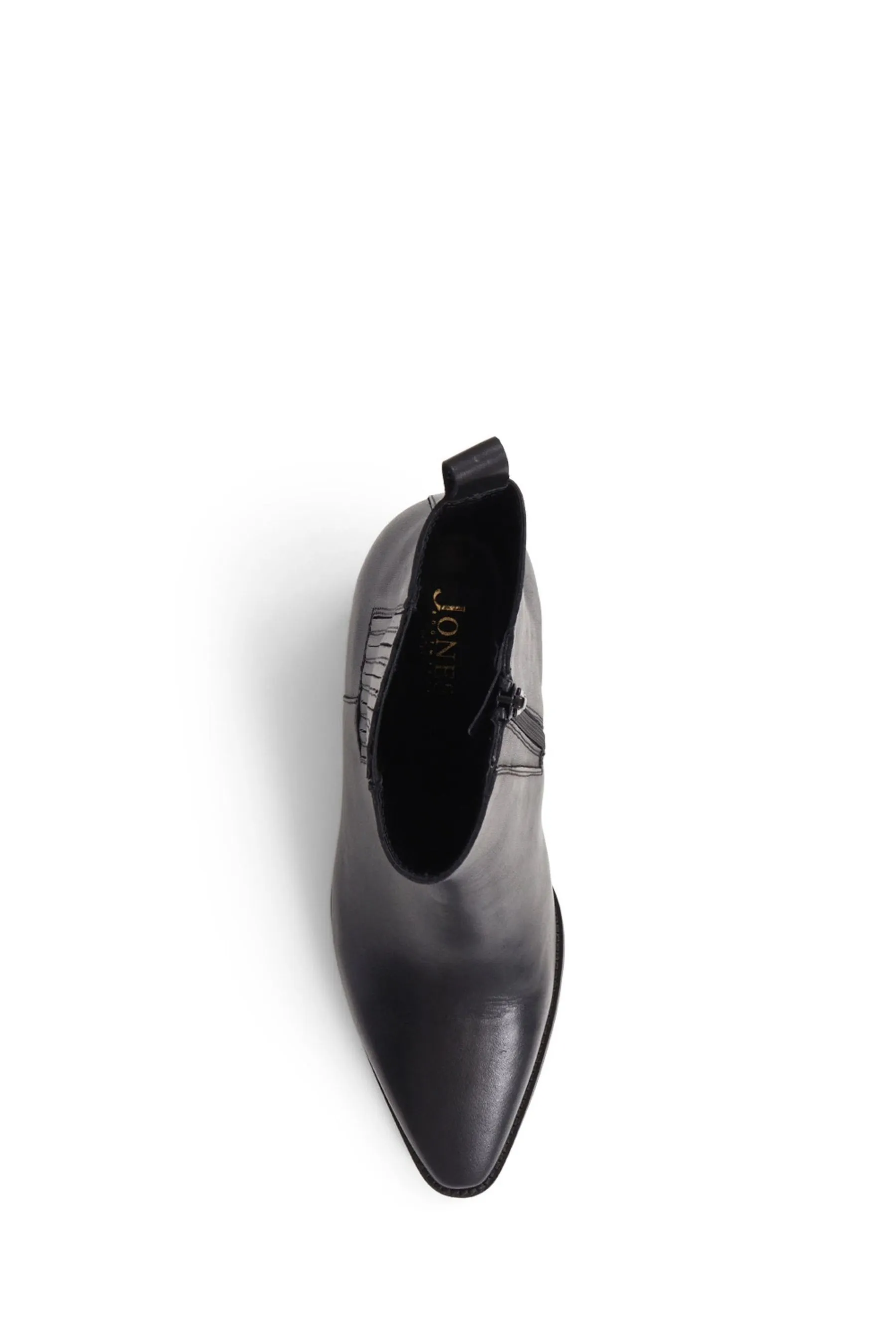 Jones Bootmaker Lizia - Nero in pelle con tacco - Stivaletti