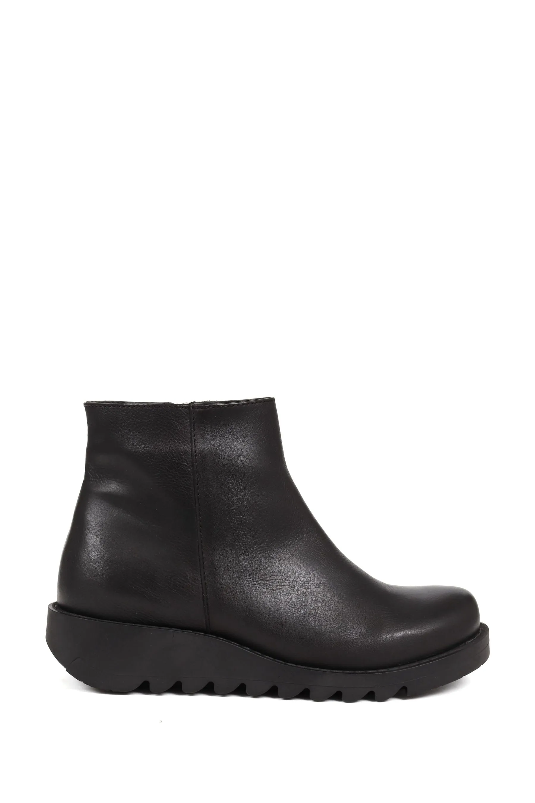 Jones Bootmaker Maraine - Nero in pelle con zeppa - Stivaletti