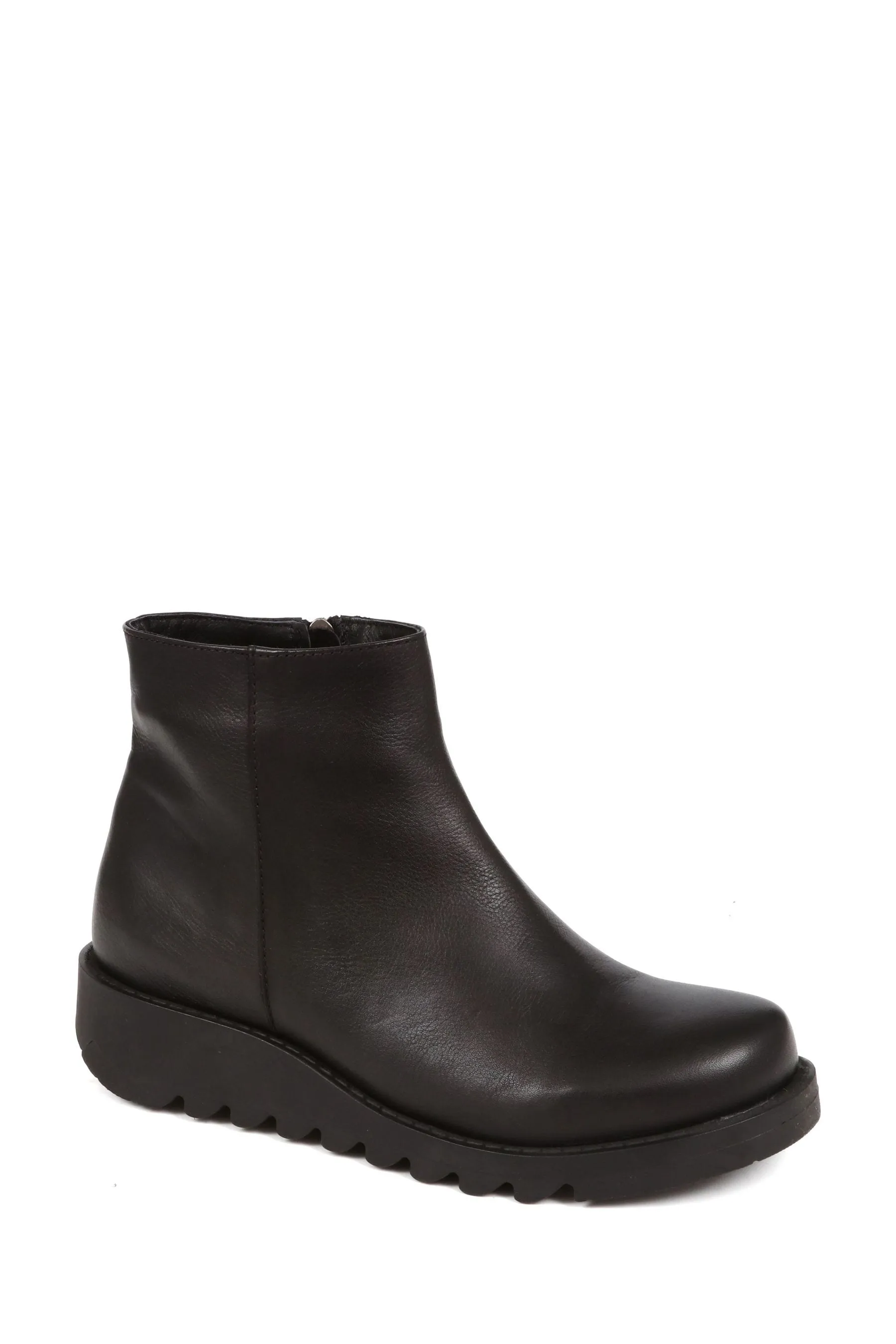 Jones Bootmaker Maraine - Nero in pelle con zeppa - Stivaletti