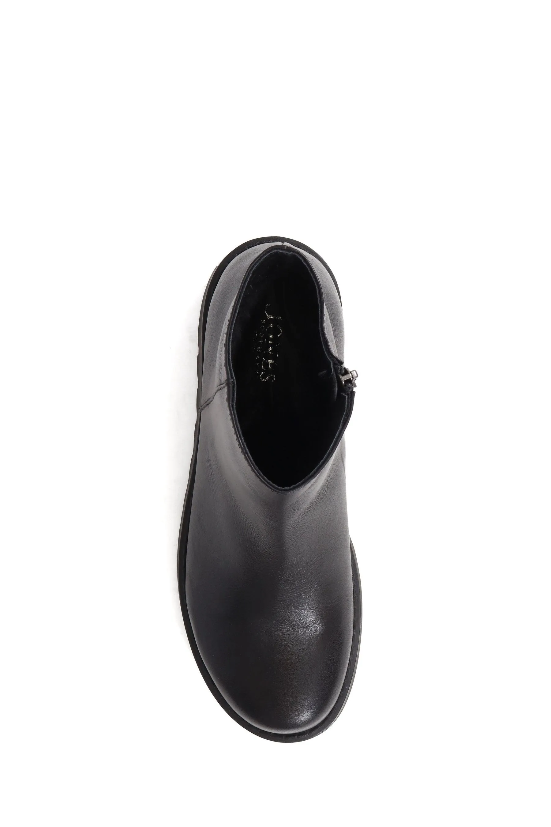 Jones Bootmaker Maraine - Nero in pelle con zeppa - Stivaletti