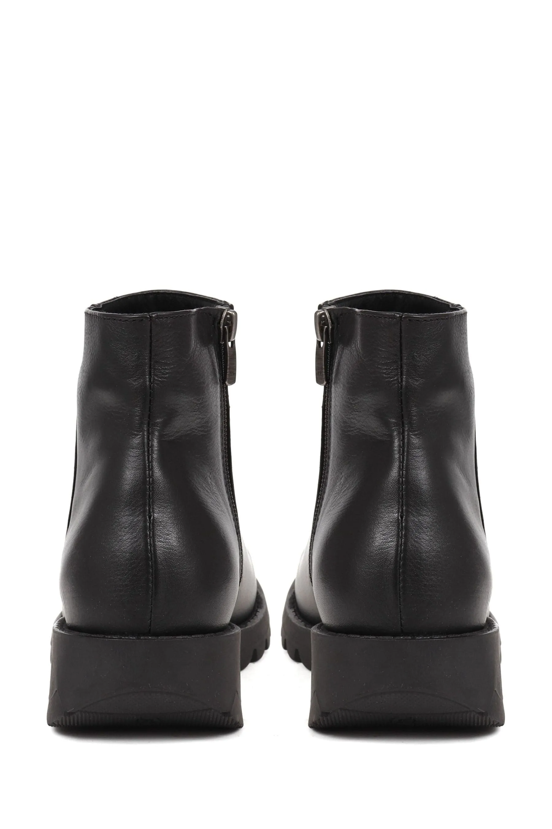 Jones Bootmaker Maraine - Nero in pelle con zeppa - Stivaletti