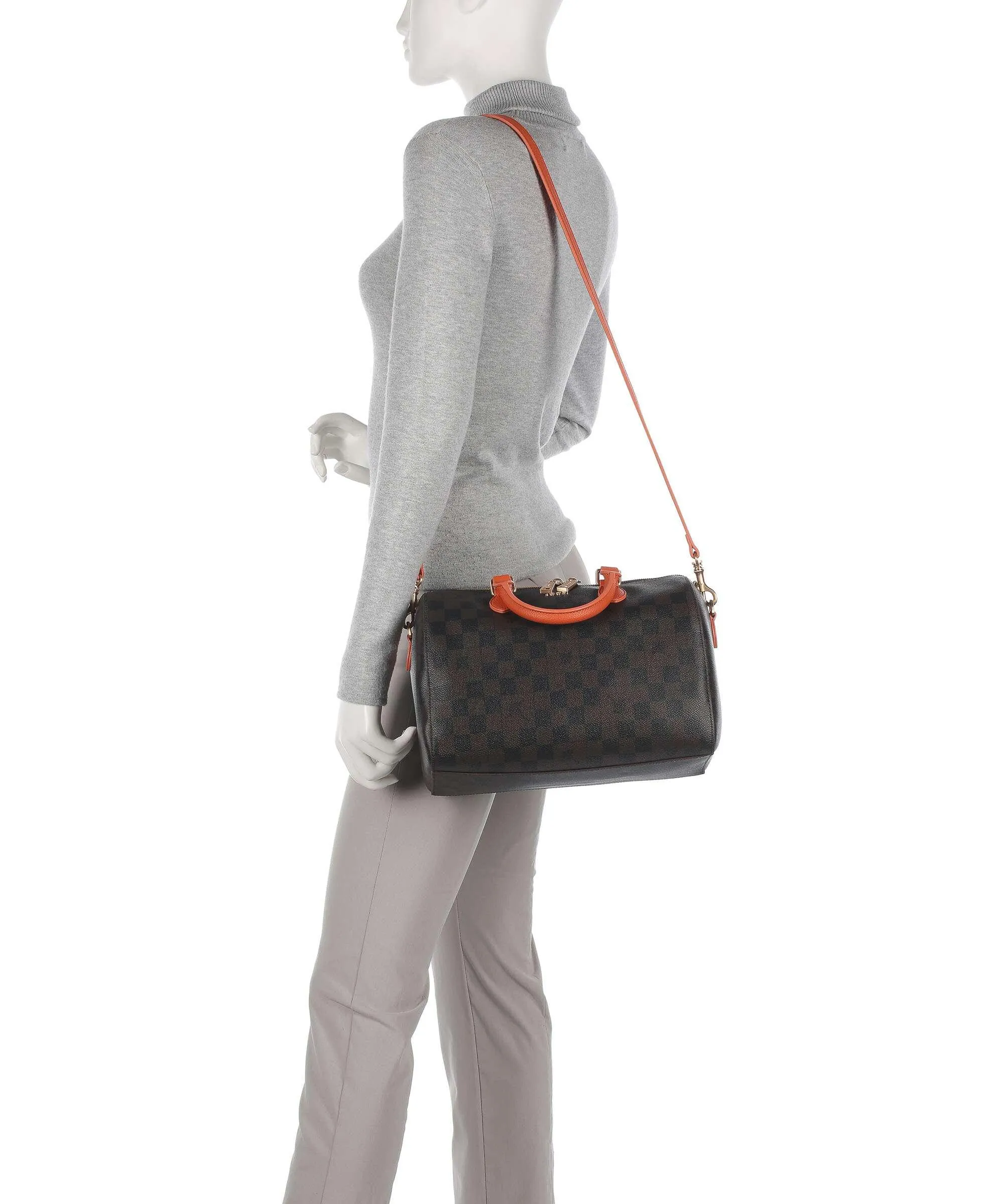  JOOP! Piazza Edition Aurora Borsa a mano pelle sintetica marrone scuro  