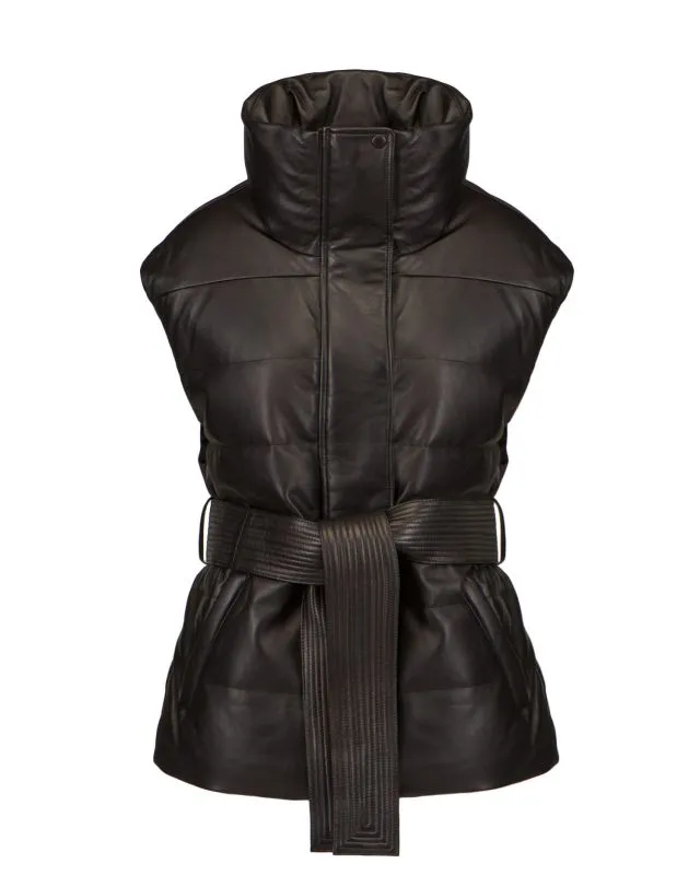 Kamizelka skórzana MACKAGE ZERINA-DL P001084-1