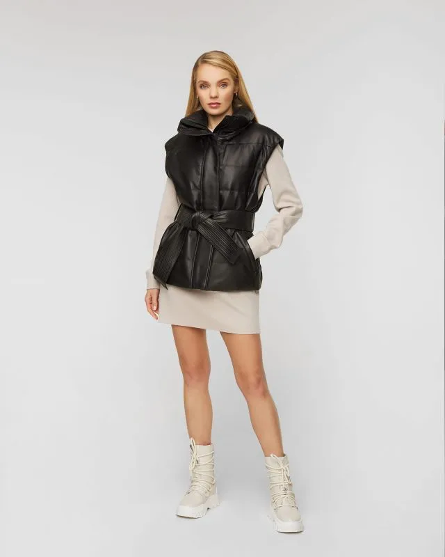 Kamizelka skórzana MACKAGE ZERINA-DL P001084-1