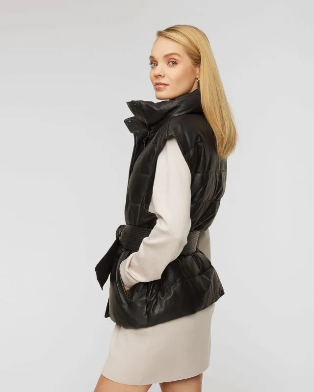 Kamizelka skórzana MACKAGE ZERINA-DL P001084-1