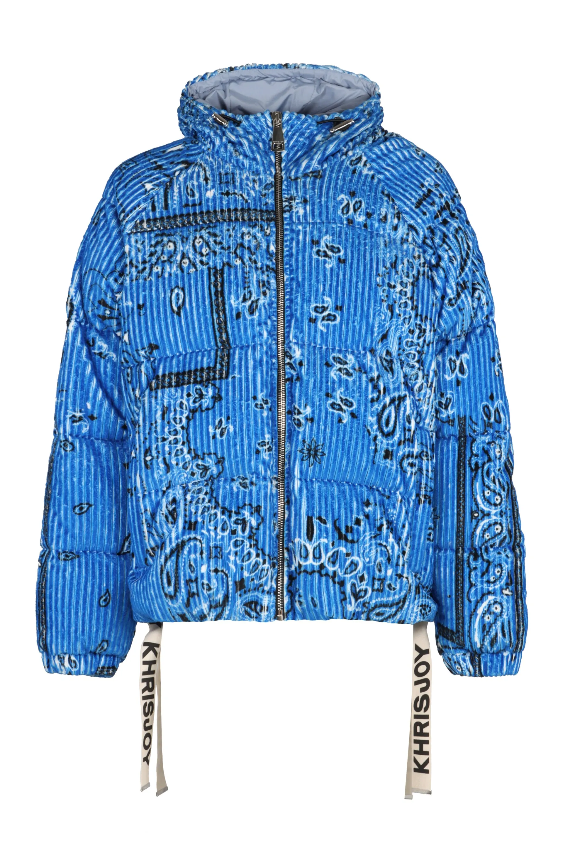 Khrisjoy Piumino Puff Bandana Corduroy con cappuccio