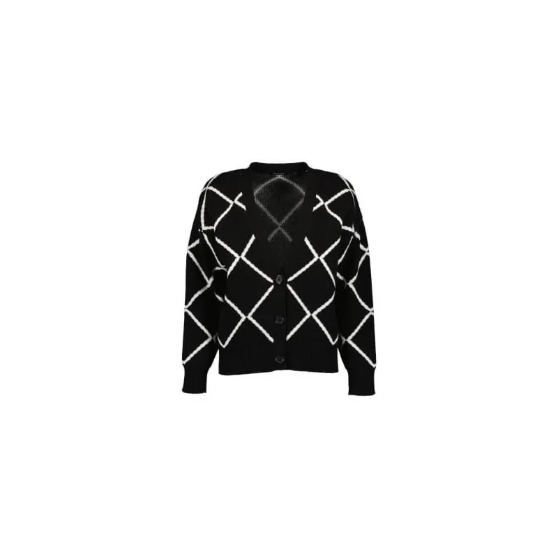 KNITTED CARDIGAN DA DONNA BLUE SEVEN