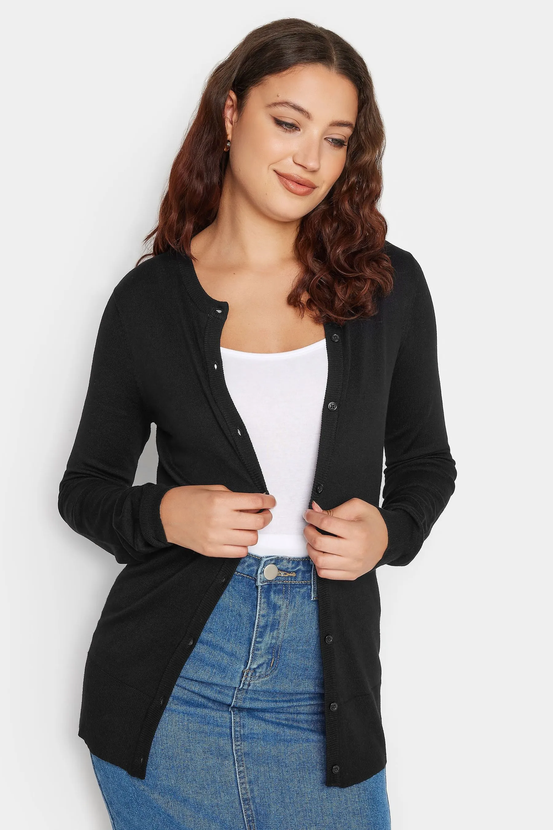 Long Tall Sally - Cardigan girocollo