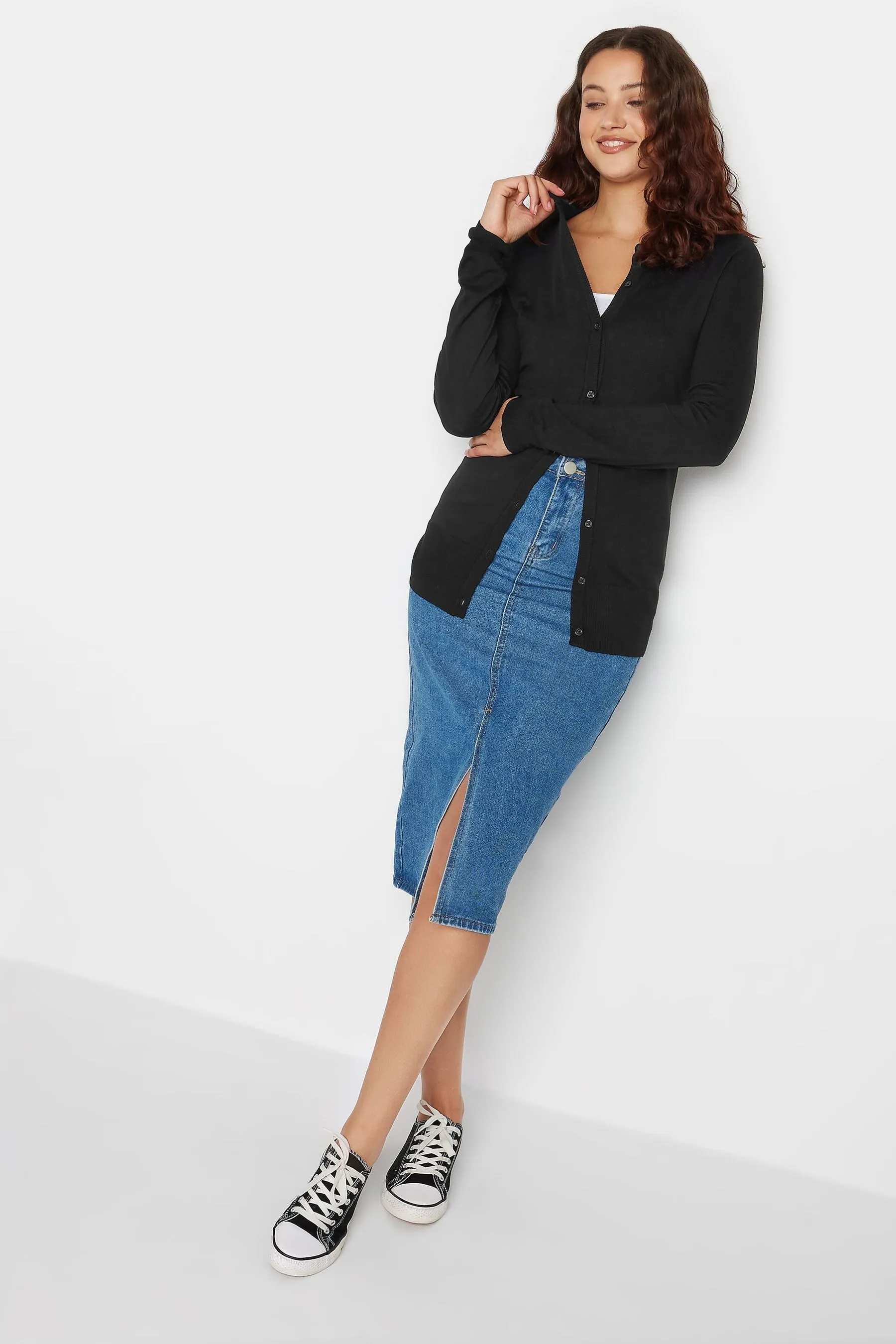 Long Tall Sally - Cardigan girocollo