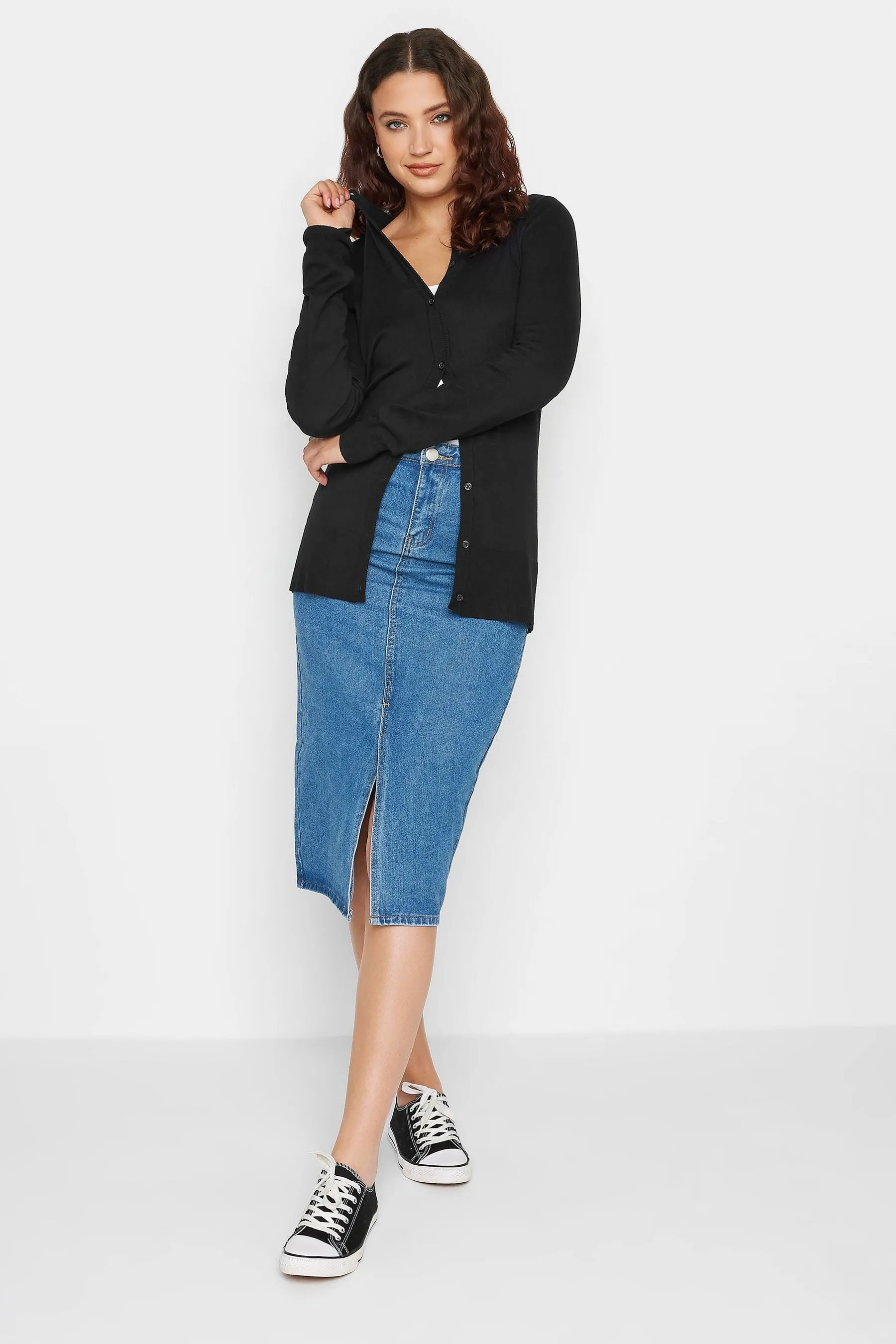 Long Tall Sally - Cardigan girocollo