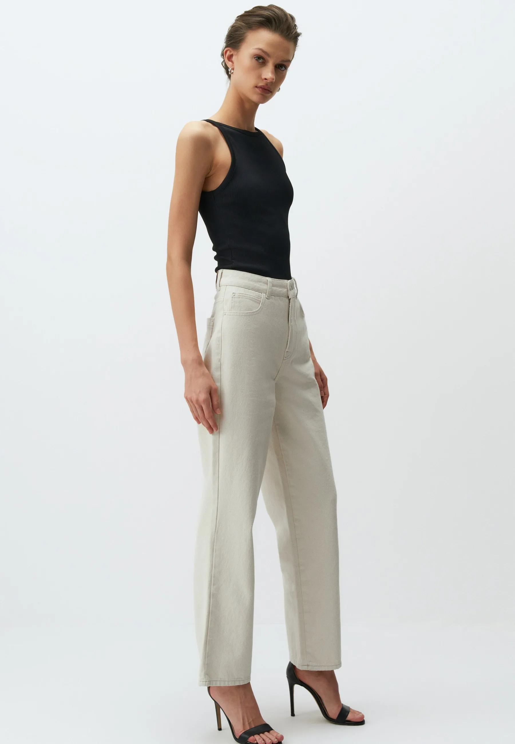 LOOSE FIT  - Jeans a zampa