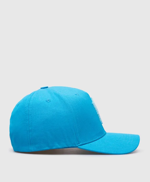 Mackage Cappellino ANDERSON-V blu con toppa logo testurizzata ANDERSONVM