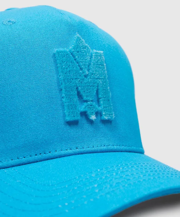 Mackage Cappellino ANDERSON-V blu con toppa logo testurizzata ANDERSONVM