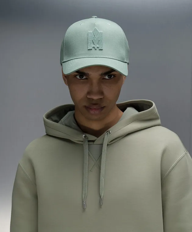 Mackage Cappellino ANDERSON-V verde con toppa logo testurizzata ANDERSONVM