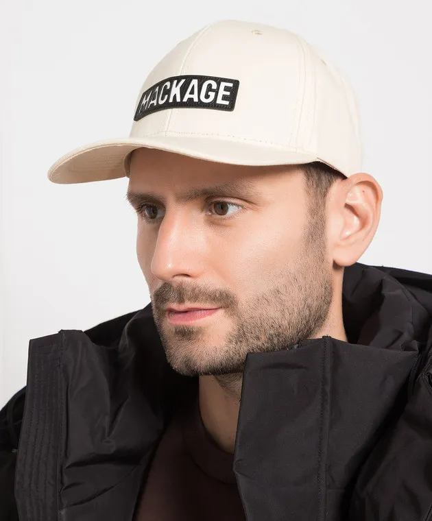 Mackage Cappellino beige Anderson-SB con patch logo ANDERSONSB