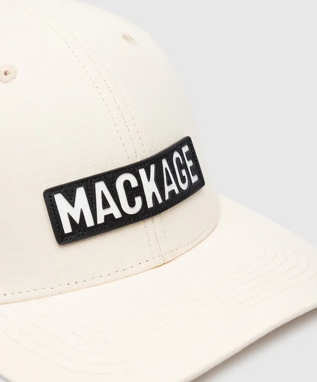 Mackage Cappellino beige Anderson-SB con patch logo ANDERSONSB