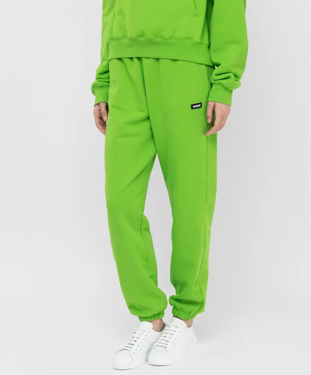 Mackage Pantaloni della tuta verdi PRESLEY