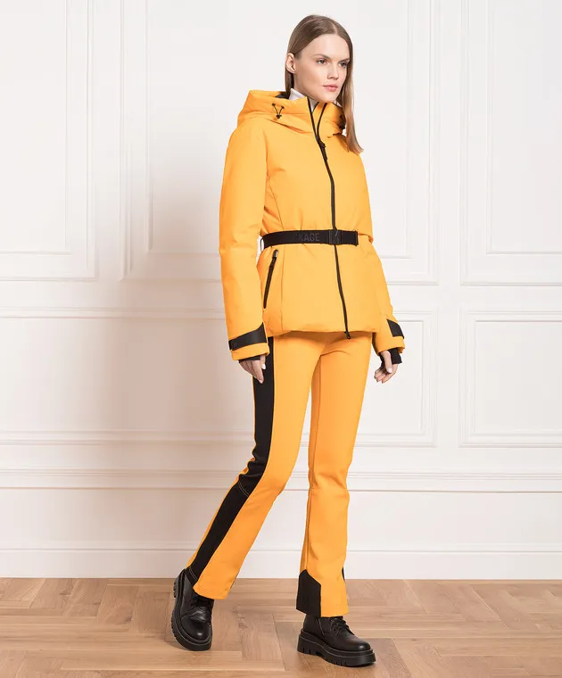 Mackage Tuta da sci GIA arancione con strisce a contrasto GIA