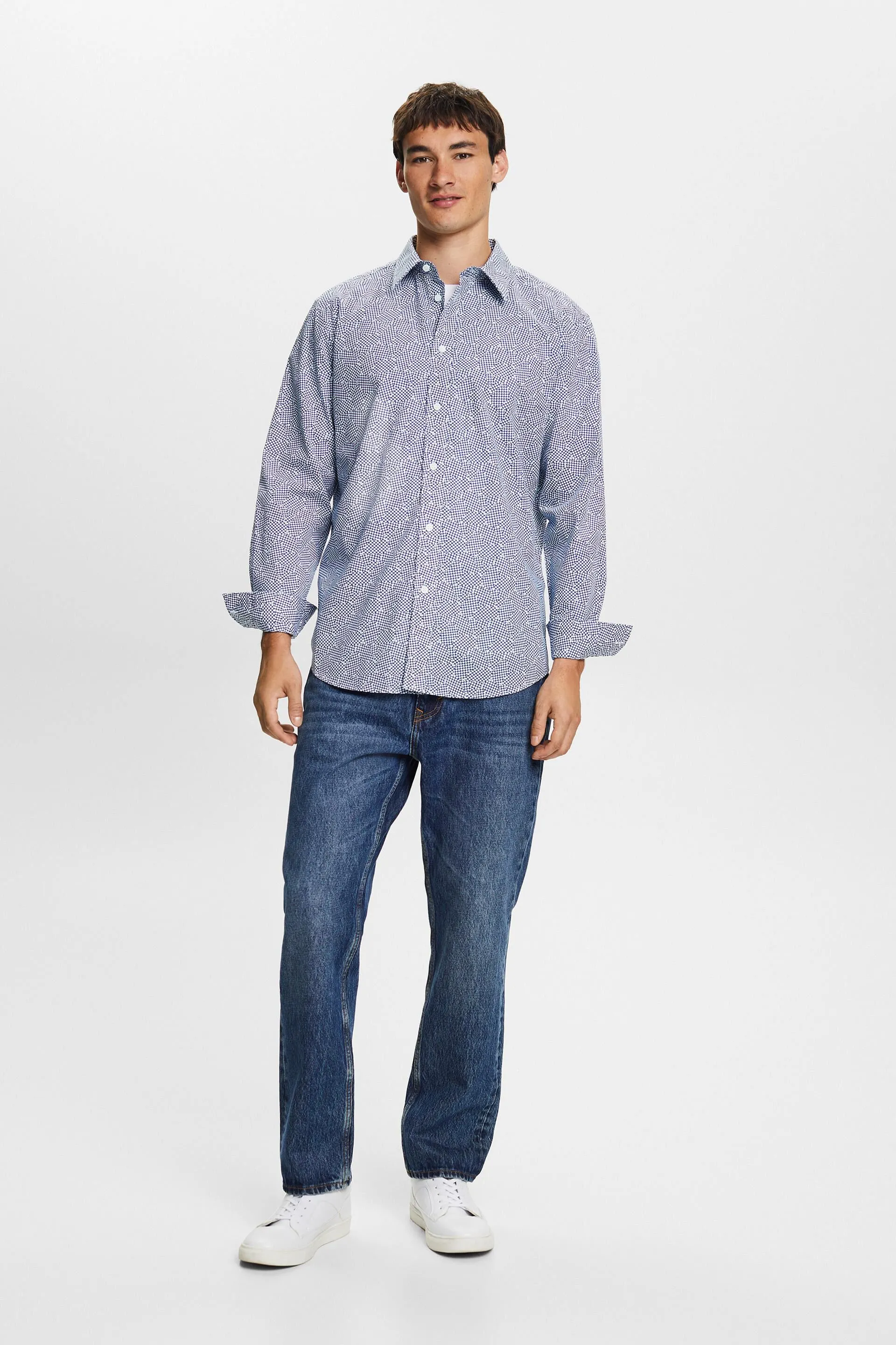 Maglia a fantasia, 100% cotone