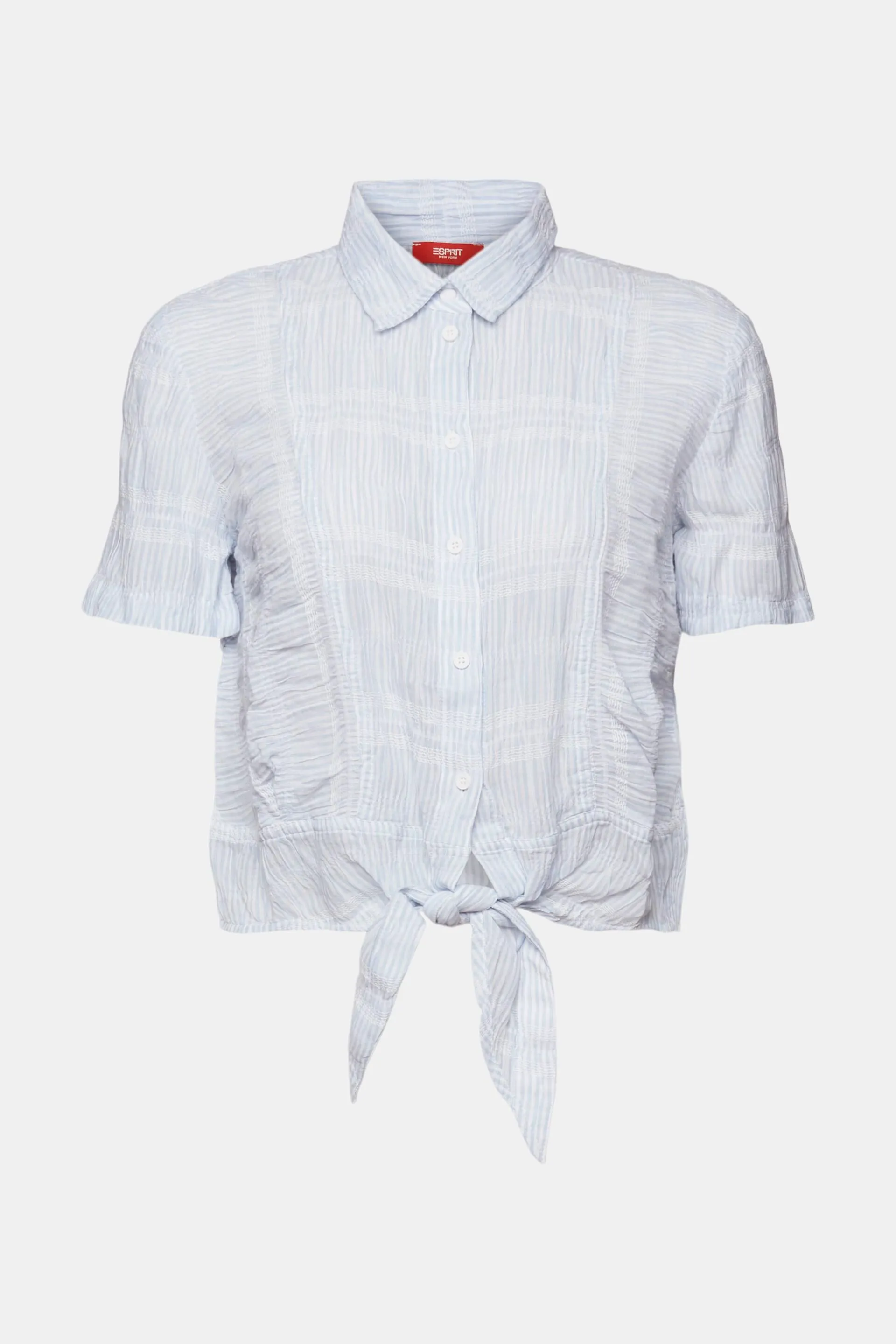 Maglia cropped con dettaglio da annodare