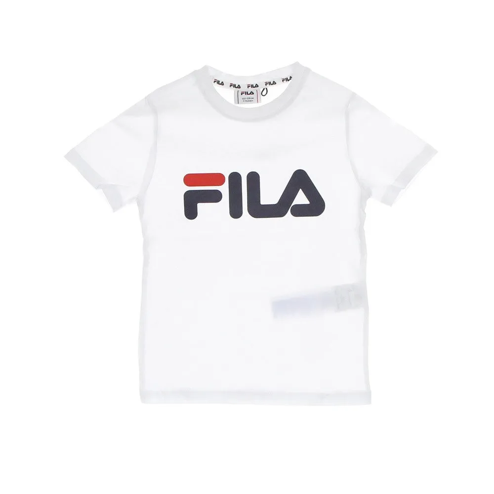 Maglietta Bambino Sala Classic Logo Tee Bright White