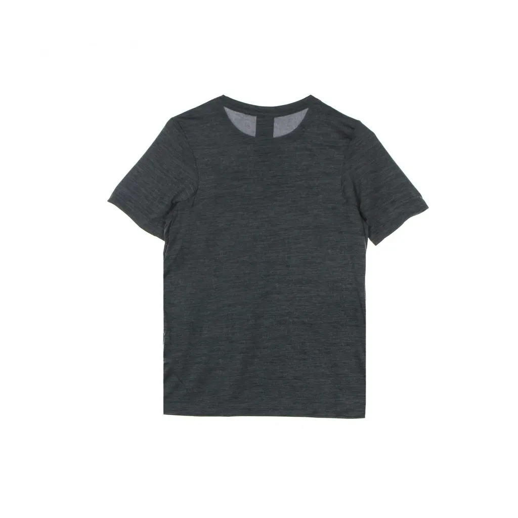 maglietta ragazzo dry-fit hybrid short sleeve top BLACK/WHITE