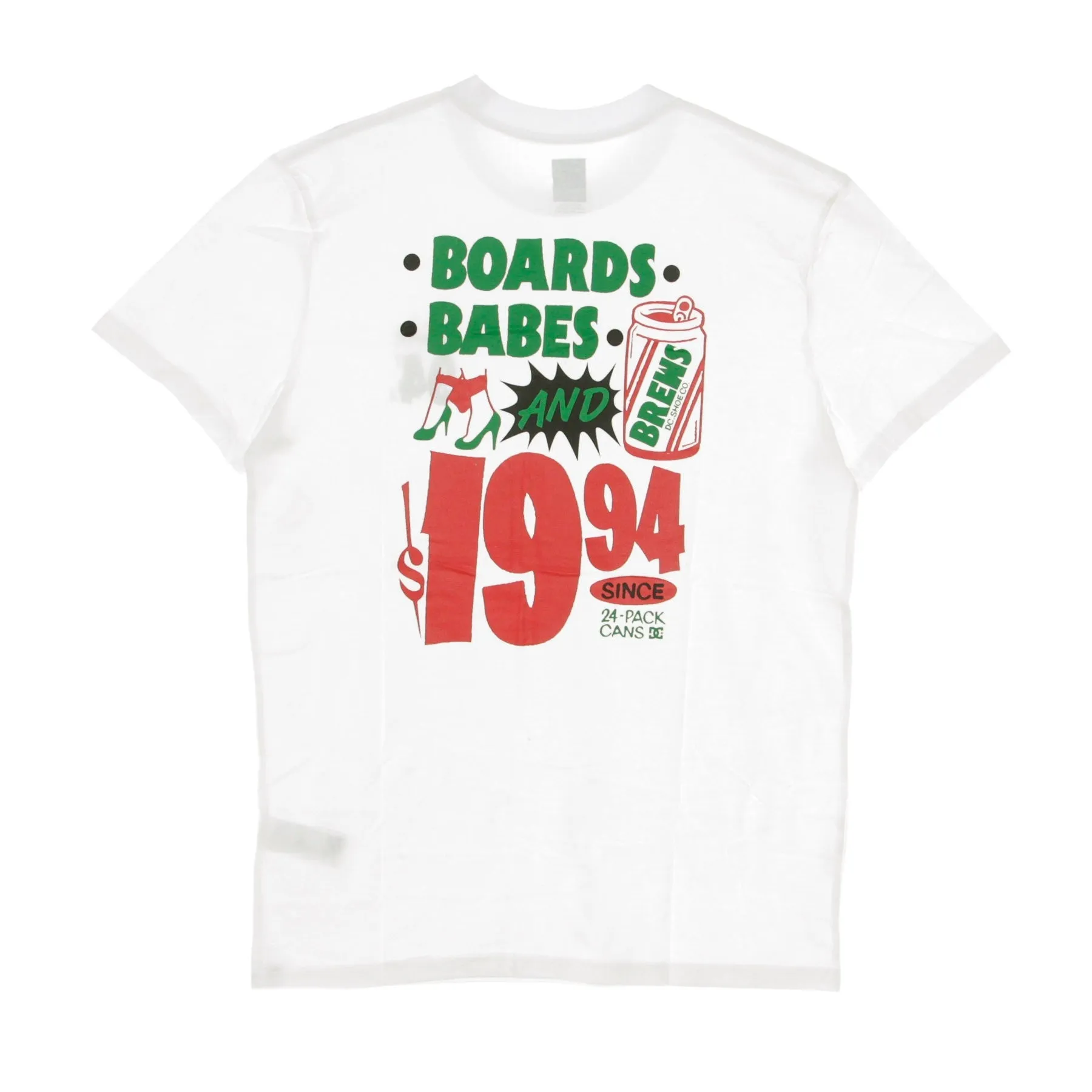 Maglietta Uomo Boards Babes N Brews White