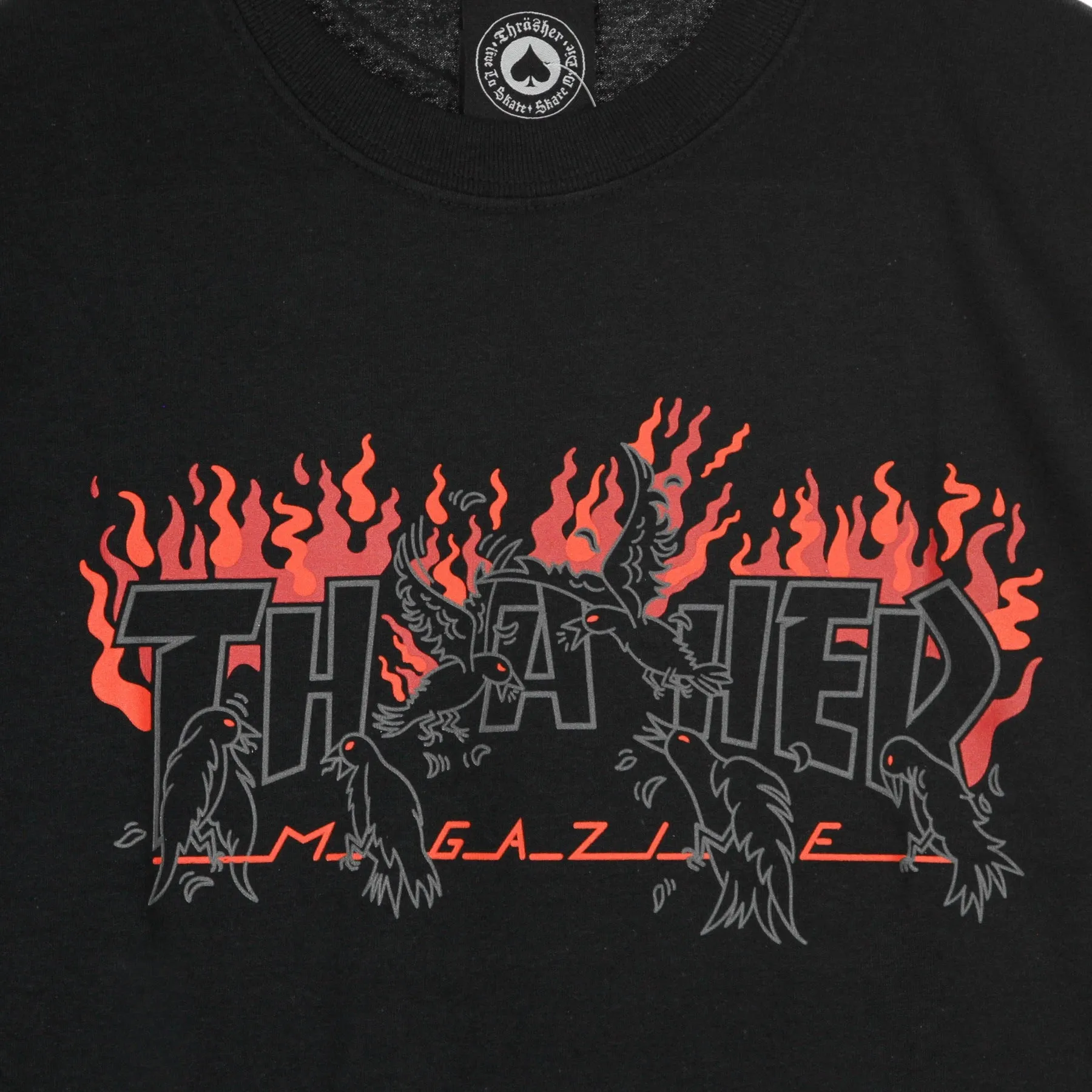 Maglietta Uomo Crows Tee Black
