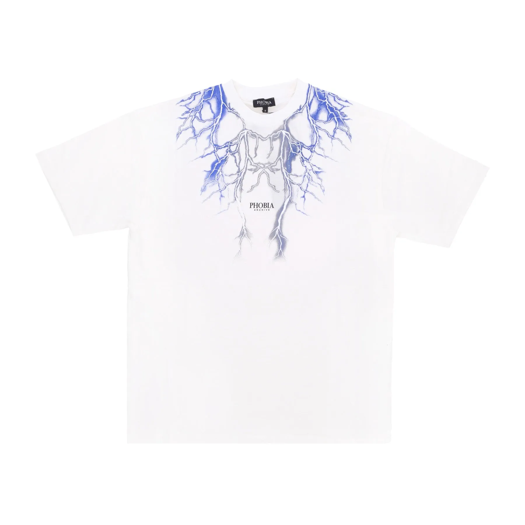 Maglietta Uomo Lightning Tee White/blue/grey