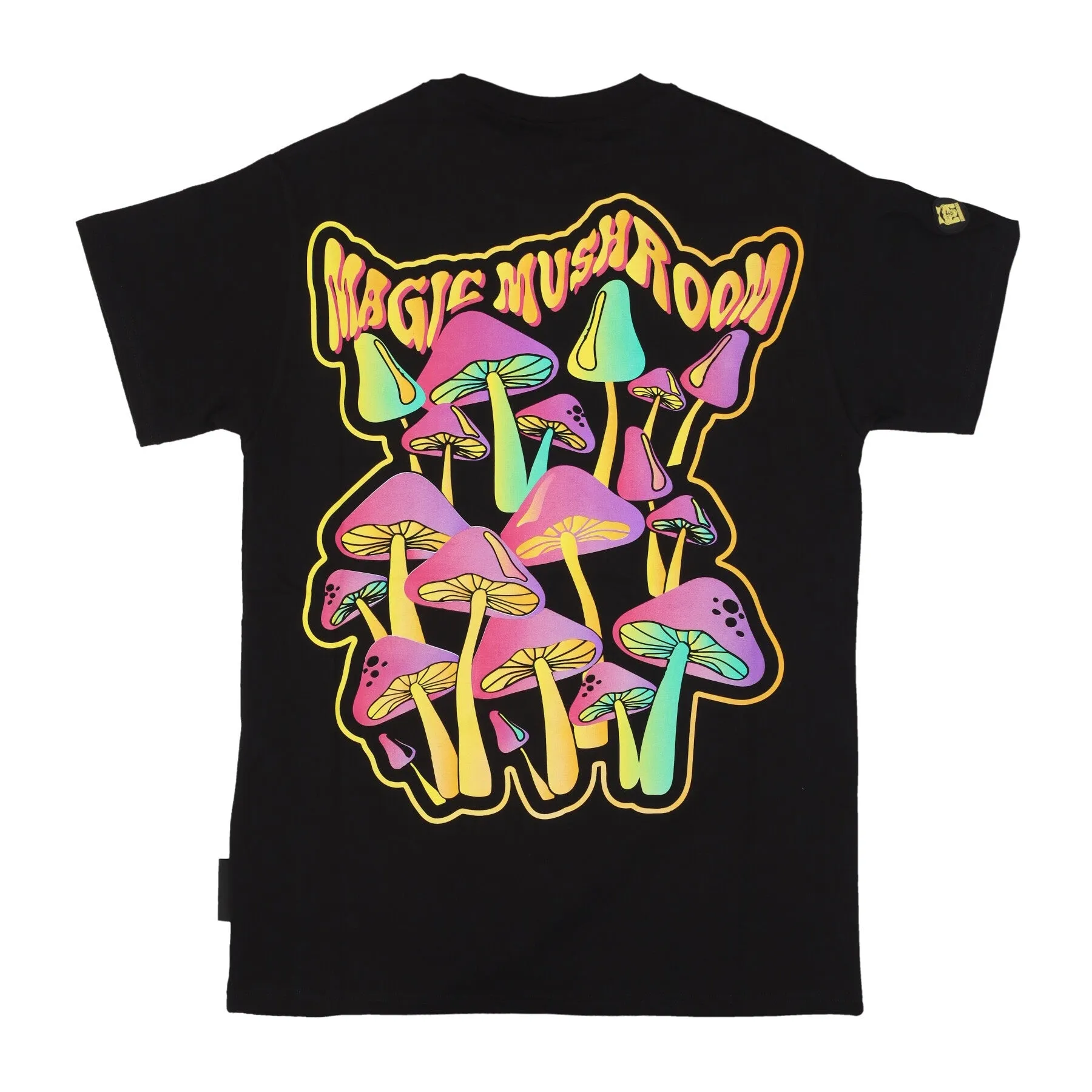 Maglietta Uomo Magic Mushroom Tee Black