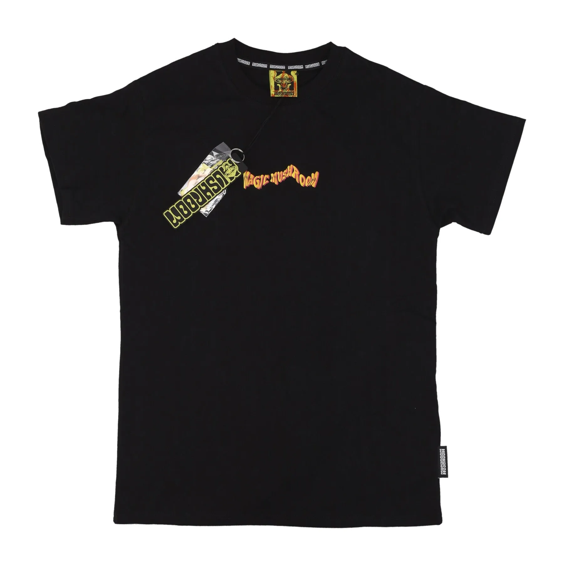 Maglietta Uomo Magic Mushroom Tee Black