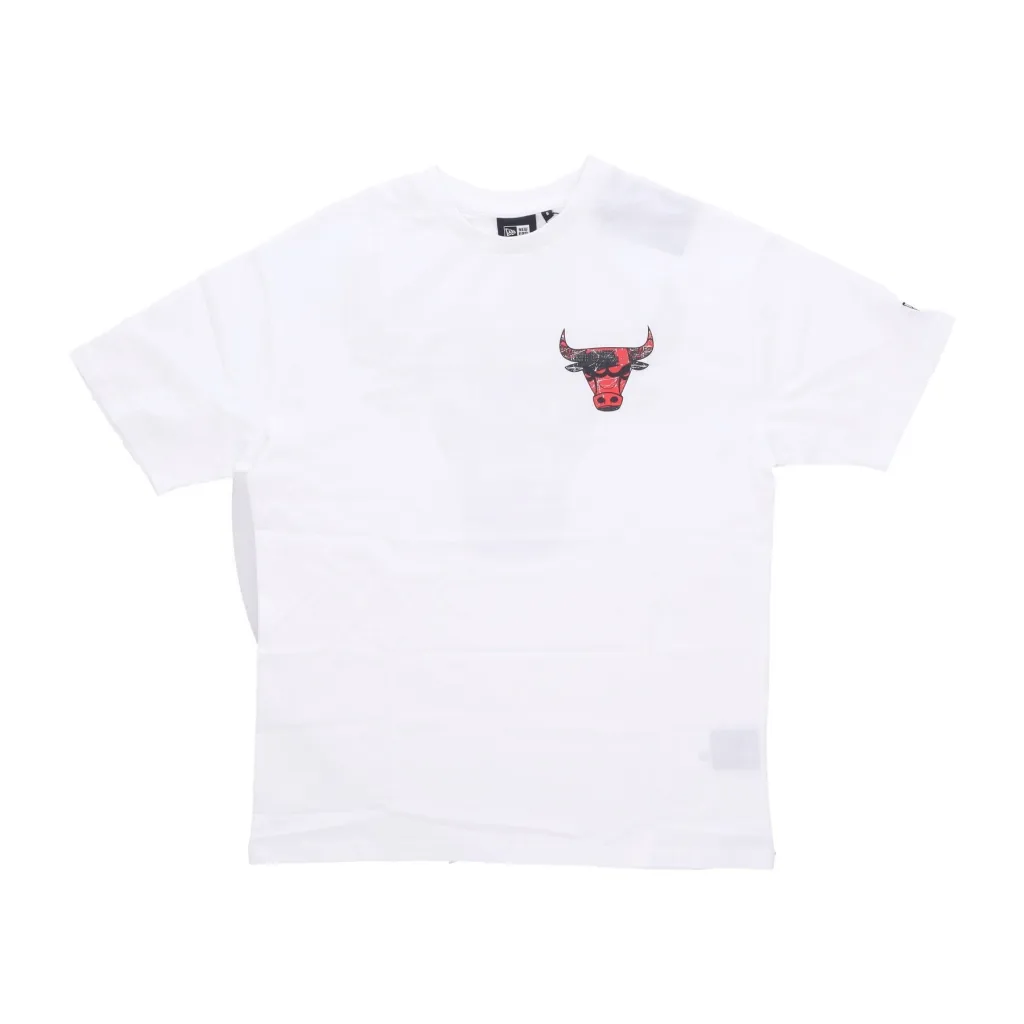 maglietta uomo nba infill team logo oversize tee chibul WHITE/FRONT DOOR RED