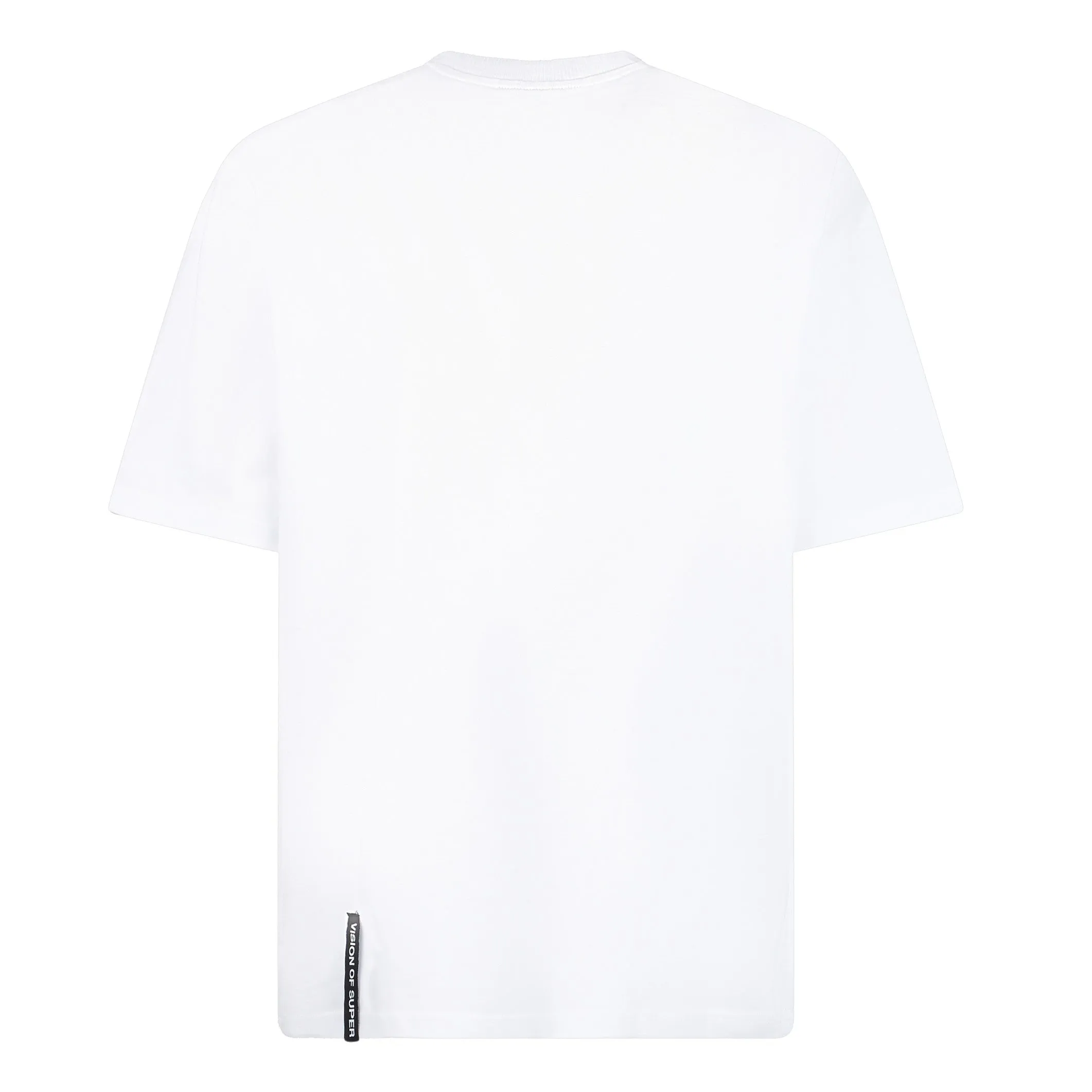 Maglietta Uomo Skull Print Tee White/red