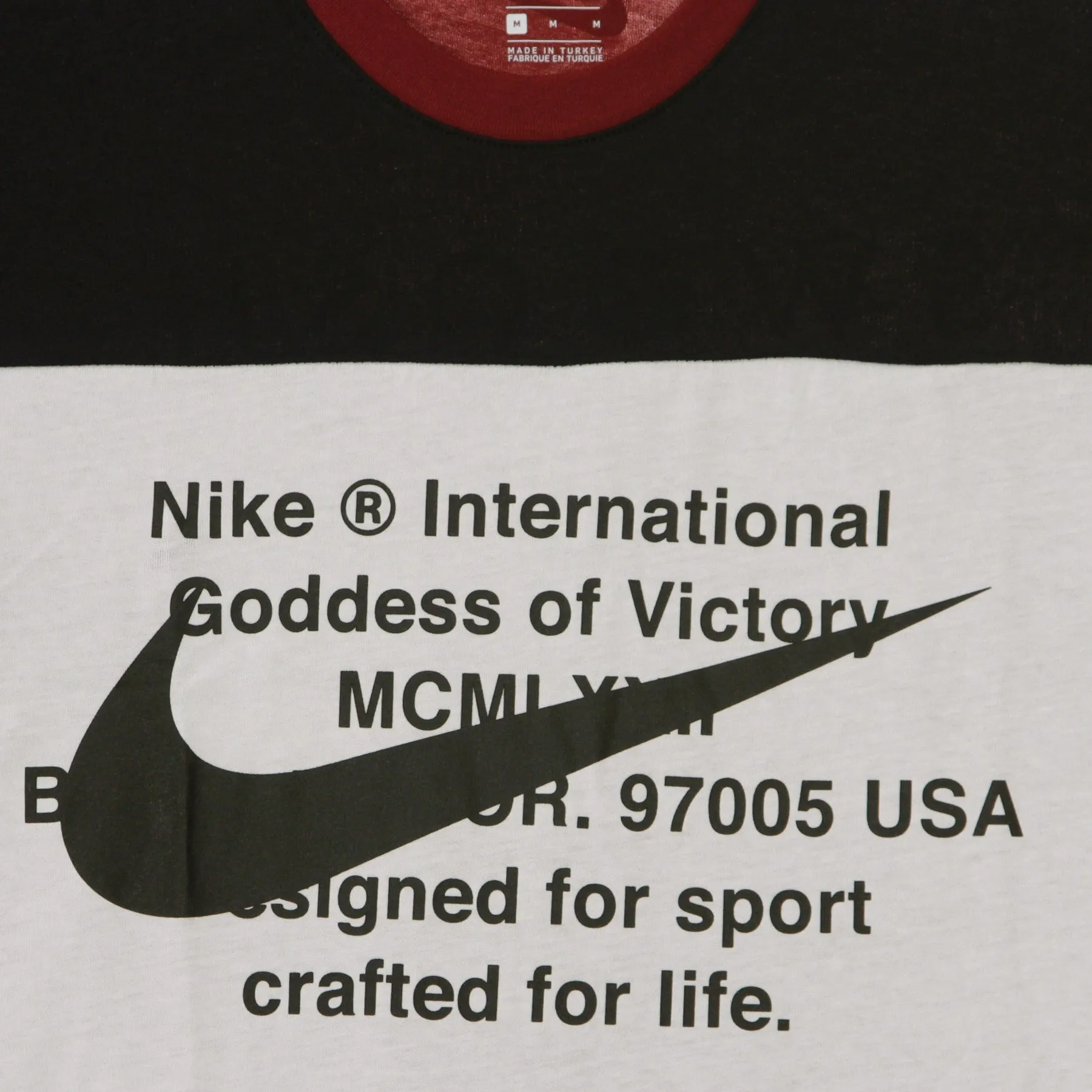 Maglietta Uomo Swoosh Tee Team Red/black/white
