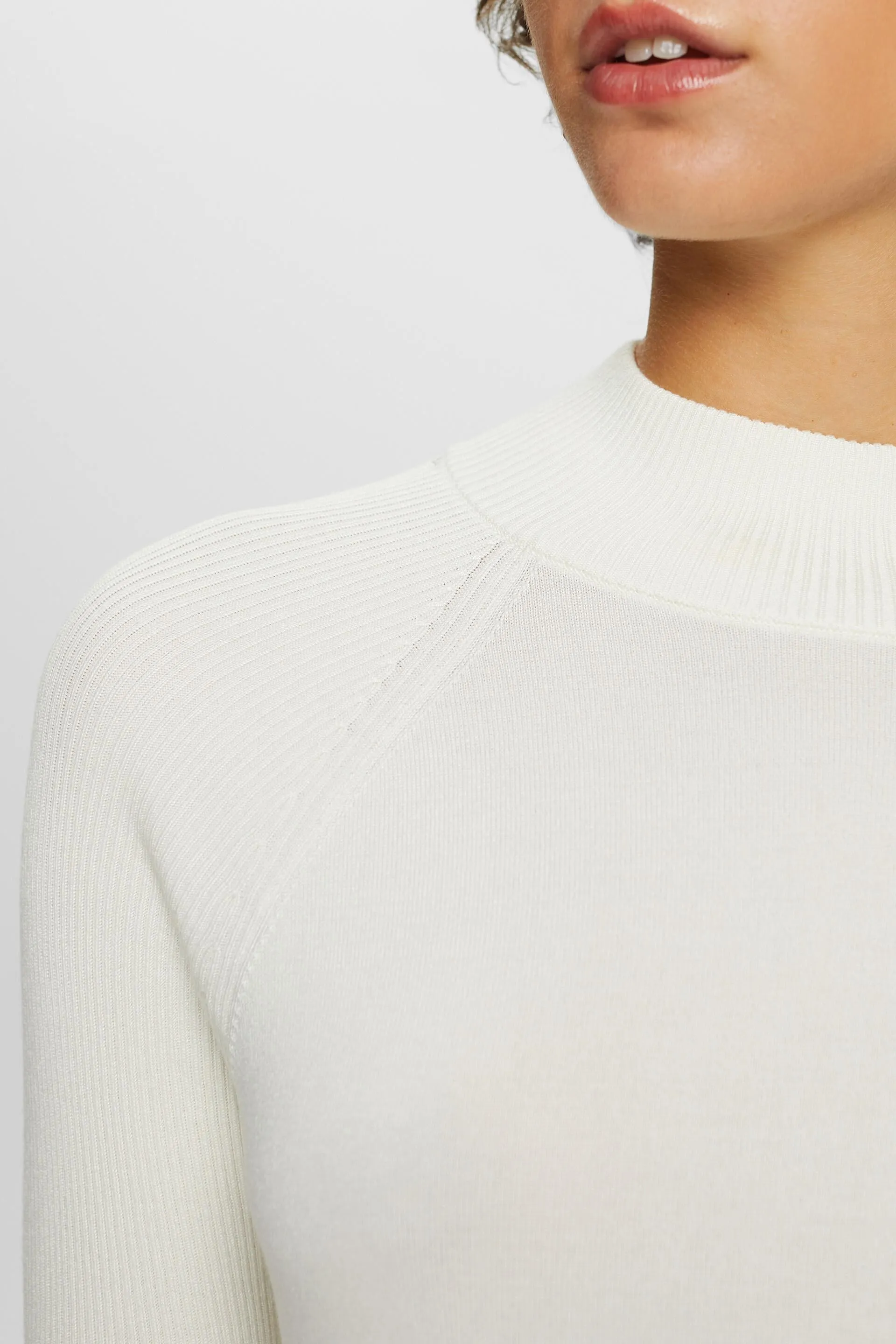Maglione a collo alto, LENZING™ ECOVERO™