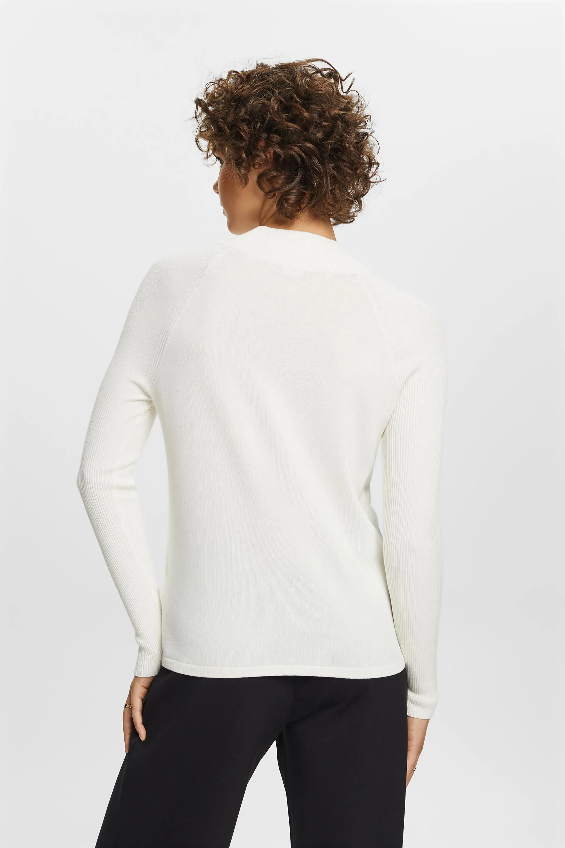 Maglione a collo alto, LENZING™ ECOVERO™
