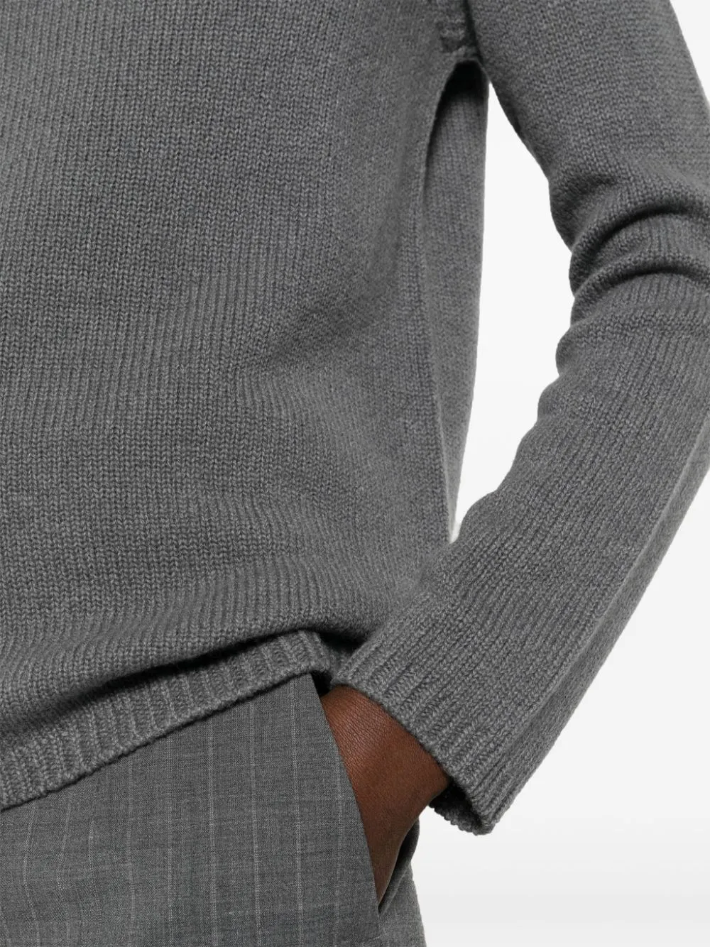 Maglione a girocollo georg in grigio - donna