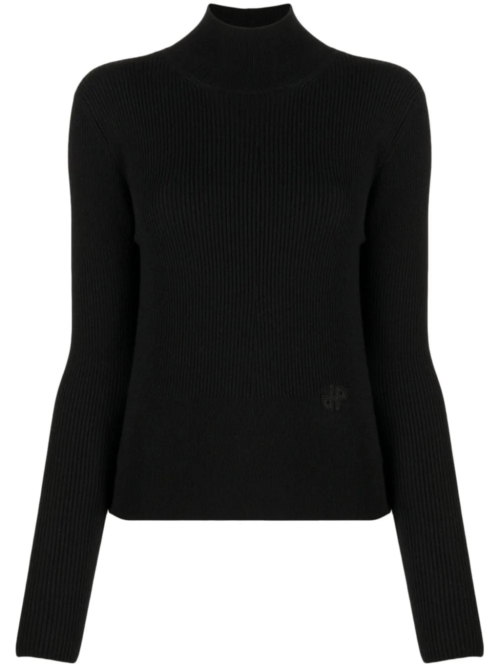 Maglione a maniche lunghe in nero - donna