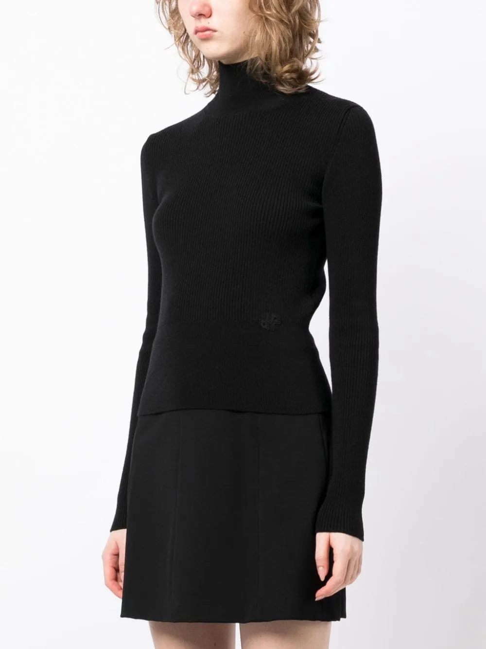 Maglione a maniche lunghe in nero - donna