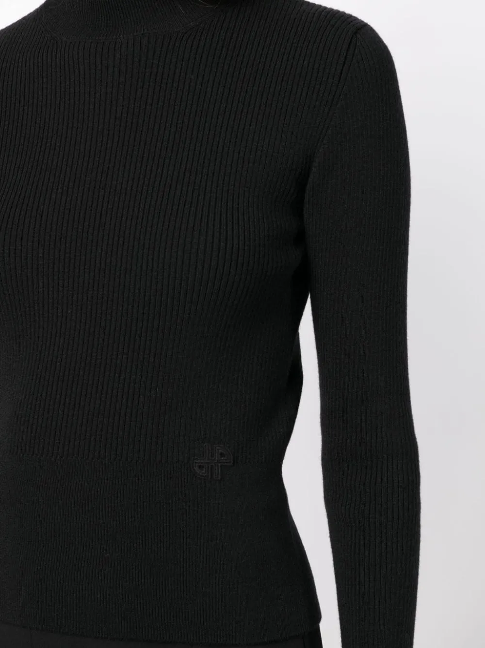 Maglione a maniche lunghe in nero - donna