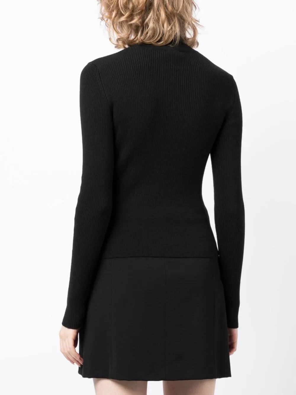 Maglione a maniche lunghe in nero - donna