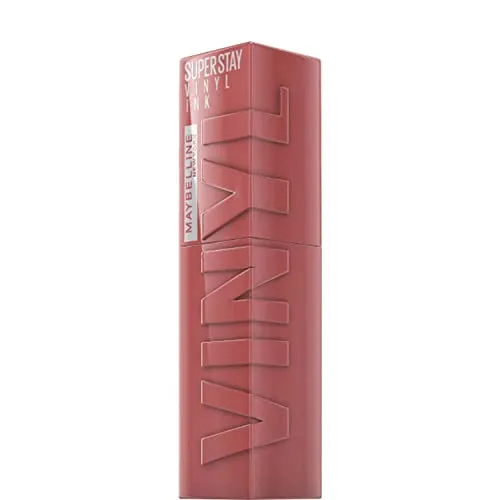 Maybelline New York Tinta Labbra a Lunga Tenuta Superstay Vinyl Ink, Per un Effetto Vinilico fino a 16H, Finish Luminoso e Senza