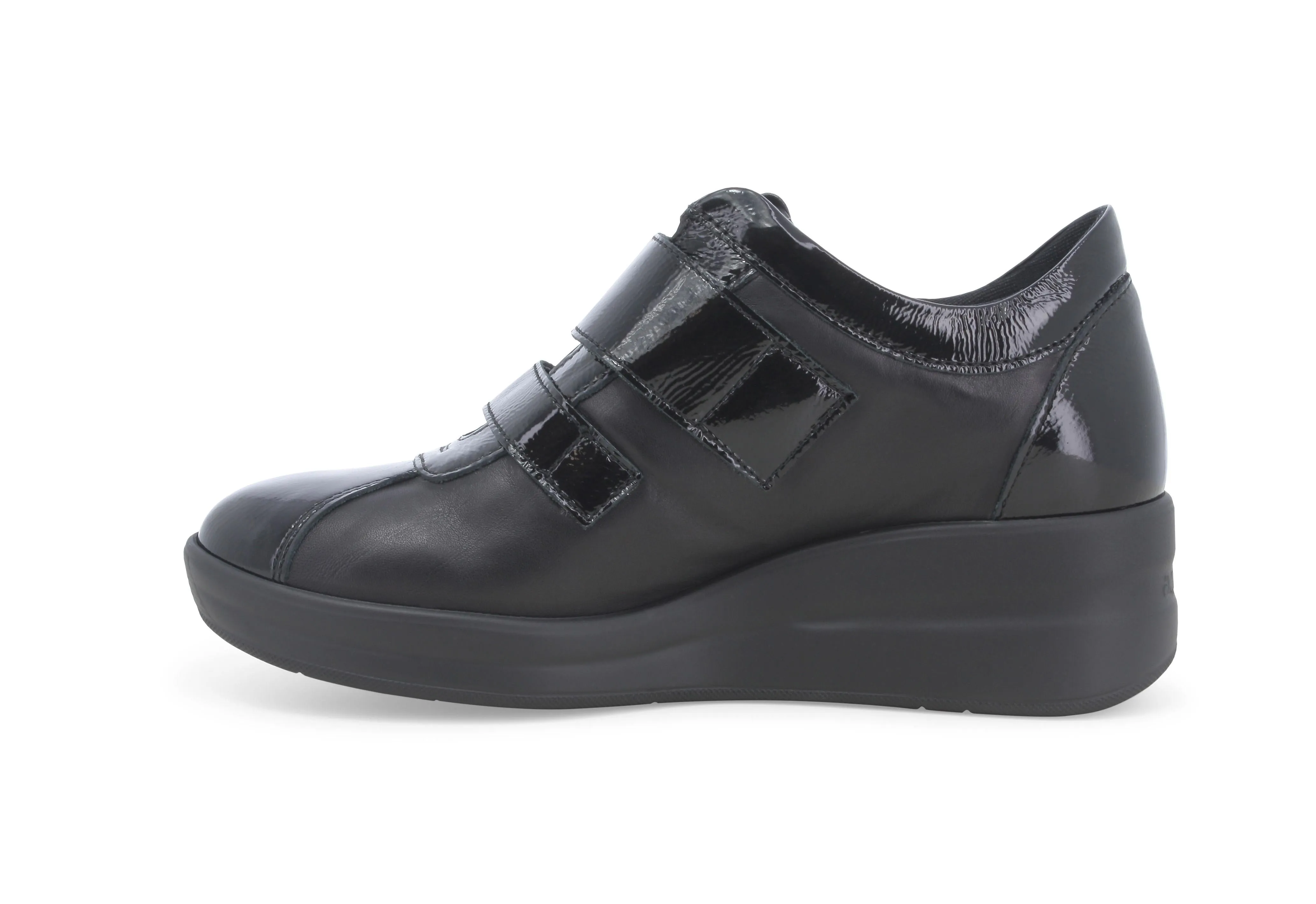 Melluso Scarpe Comfort Zeppa 2 Strappi Tomaia Pelle