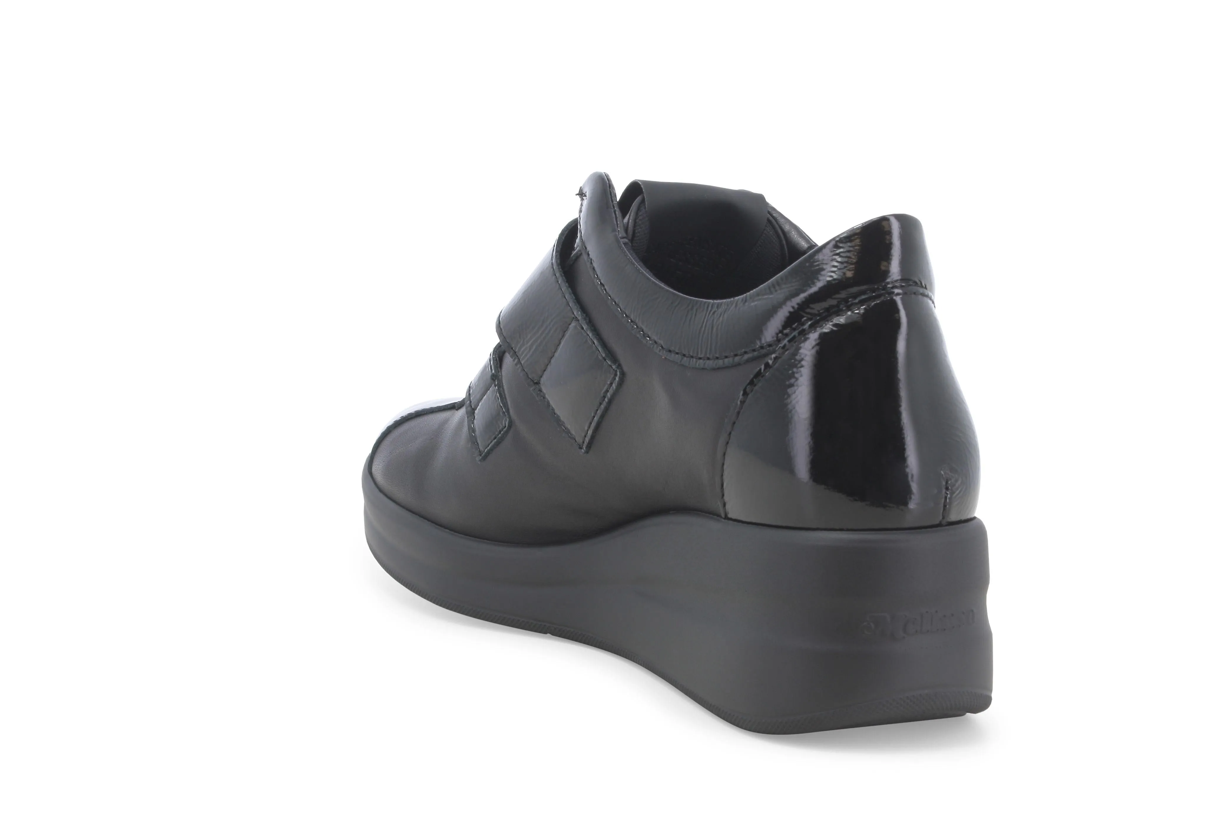 Melluso Scarpe Comfort Zeppa 2 Strappi Tomaia Pelle