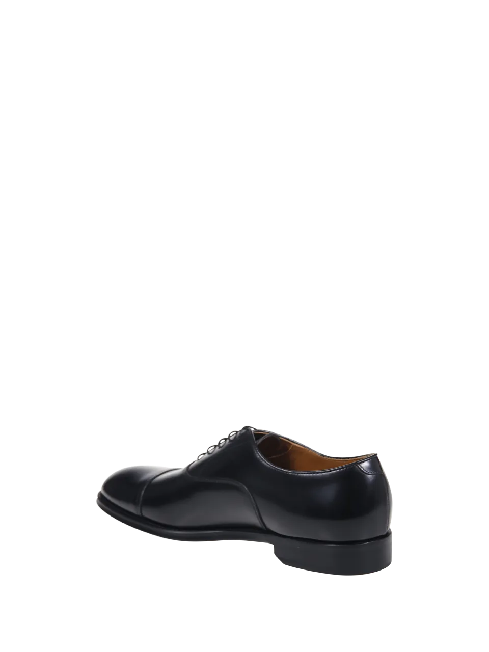 MEN DOUCAL'S BLACK CALF LEATHER OXFORD LOAFER