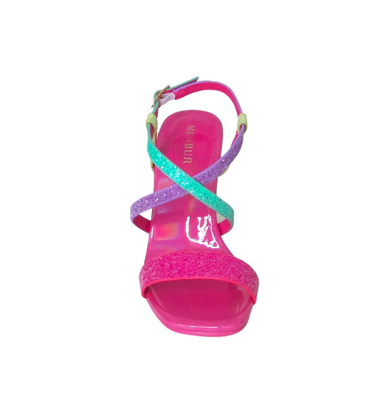 MENBUR sandali donna tacco alto glitter 23832 0033 MULTICOLOR estate 2023