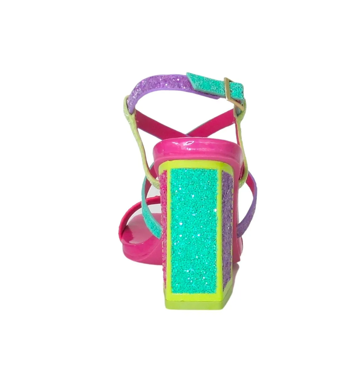 MENBUR sandali donna tacco alto glitter 23832 0033 MULTICOLOR estate 2023