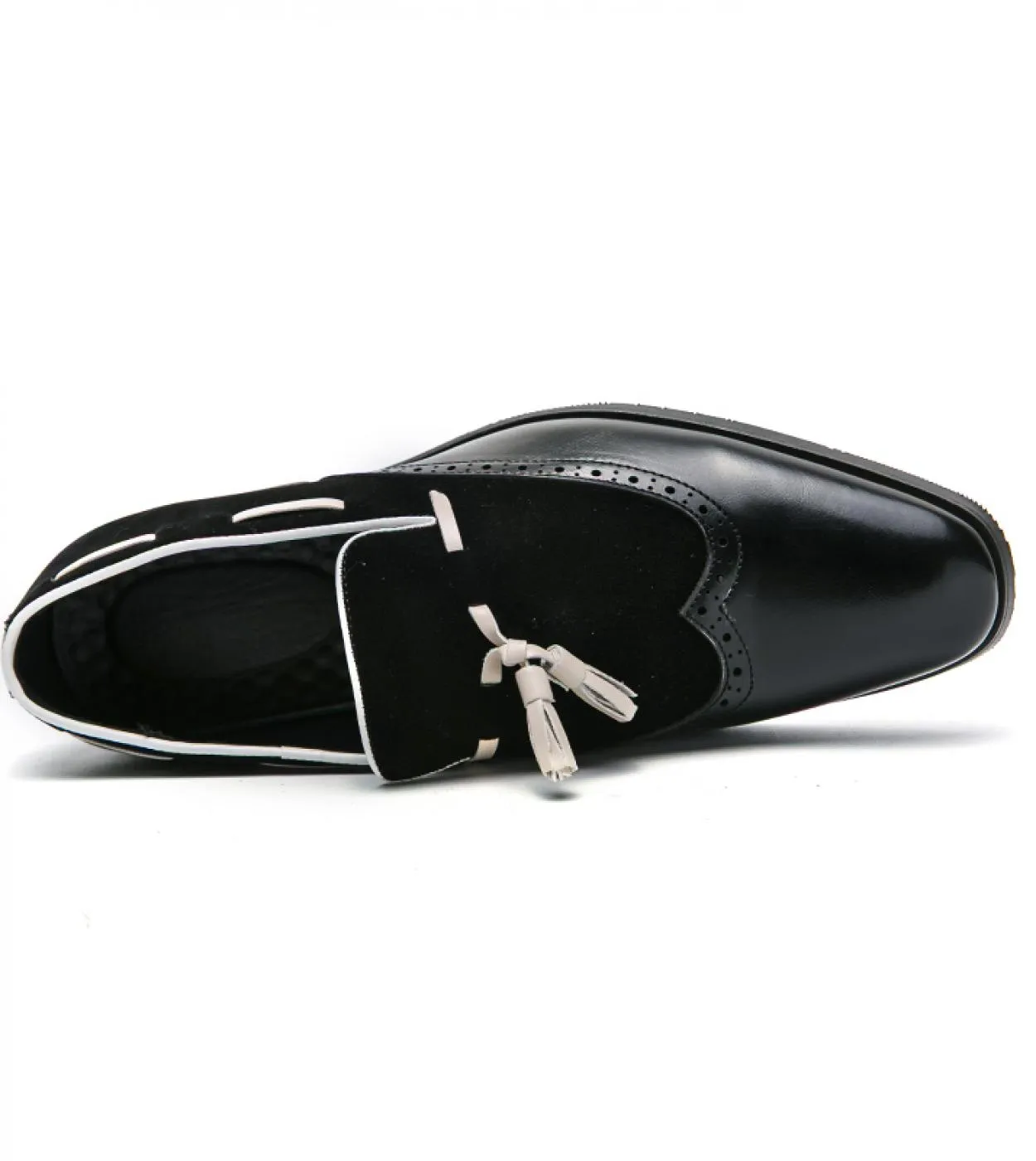 Mocassini Scarpe da uomo British Brock Pu Cucitura Nappa Punta a punta Slip On Moda Casual Festa di nozze Scarpe eleganti quotid