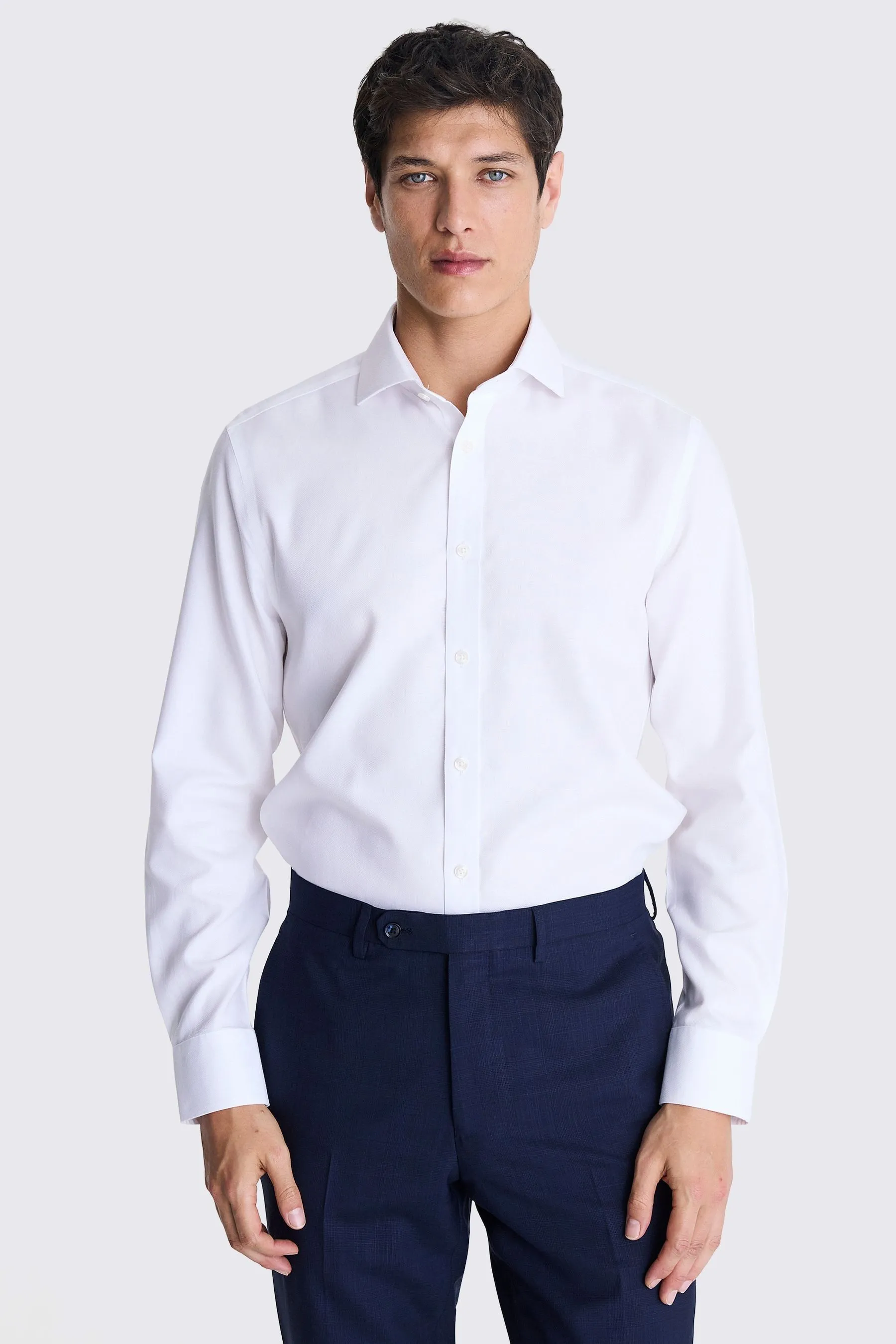 MOSS Vestibilità sartoriale Oxford - Camicia no stiro